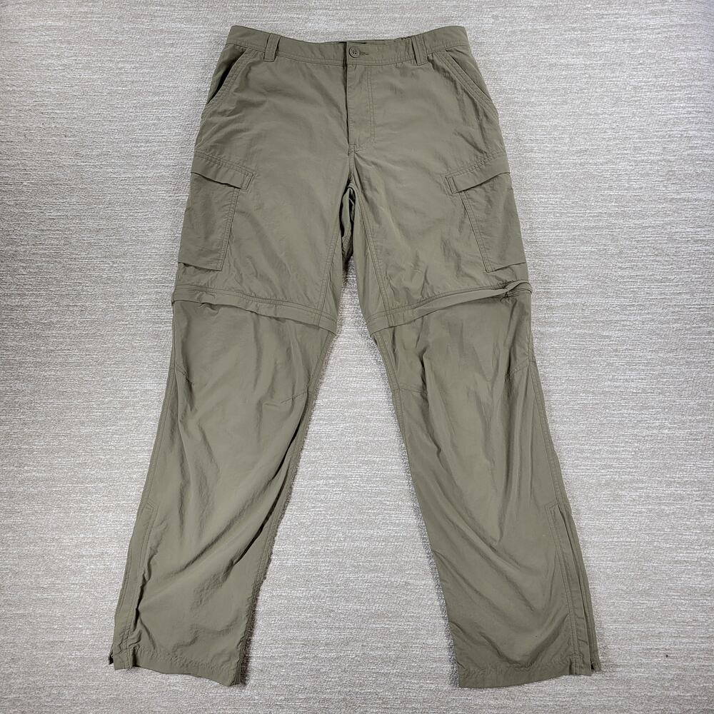 REI Co-op Convertible Hiking Pants 36x34 Khaki Outdoor Trekking Adventure Scouts